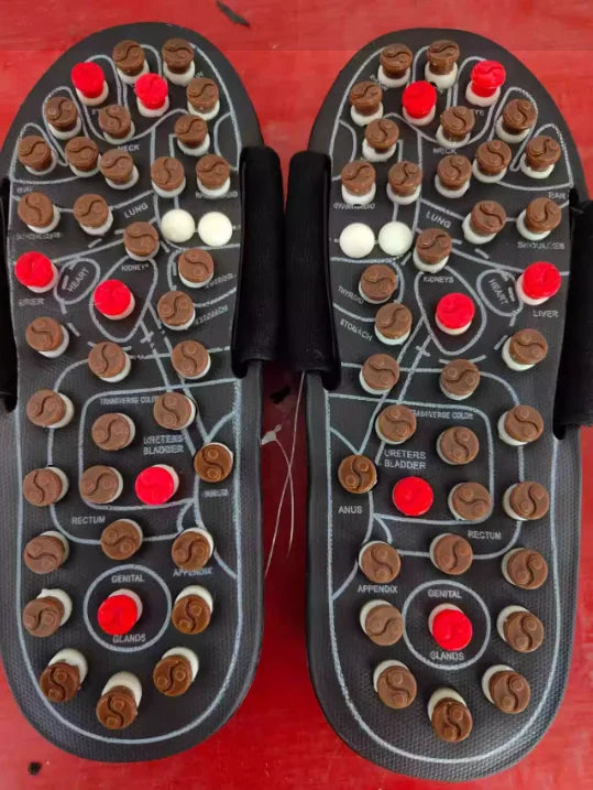Factory Low Priced Wholesale Foot Massage Slippers Blood Circulation Care Therapy Shoes Improve Circulation