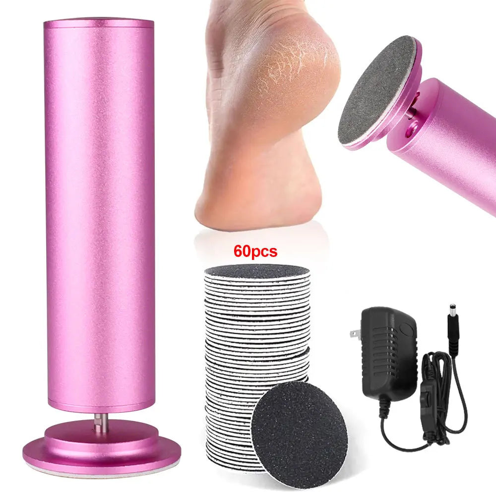 Hot-Selling High-Pressure Electric Foot Grinder Stainless Steel Pedicure Artifact Removes Dead Skin Calluses Cross-Border Callus