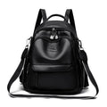 New Arrival Fashion Women Backpack Casual PU Leather Shoulder Bag Waterproof Large Capacity Handbag for Leisure Travel