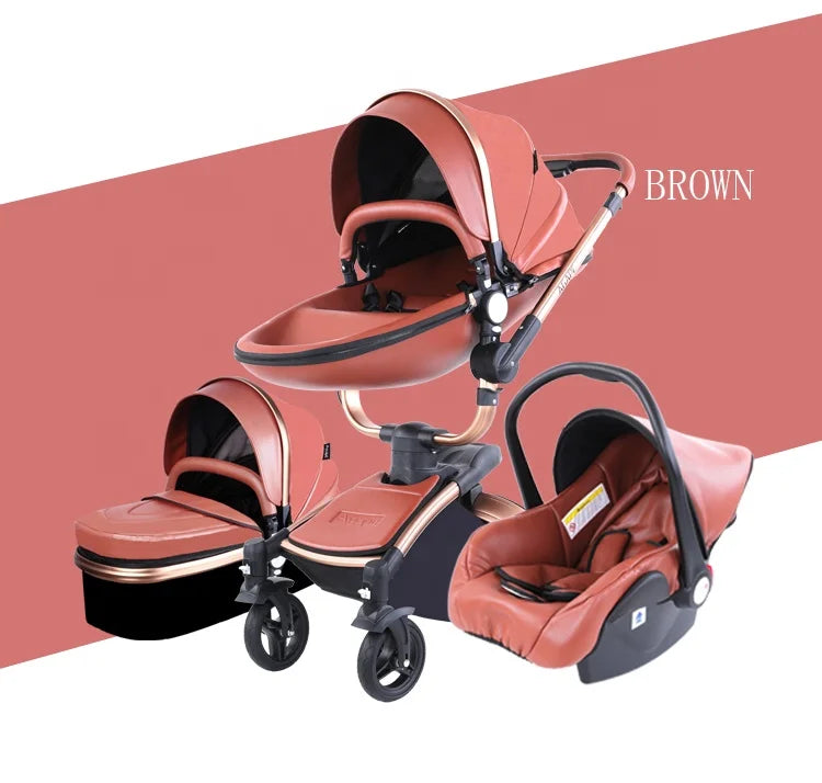 Manufacturer Wholesale 3 High View Seats Baby Carriage