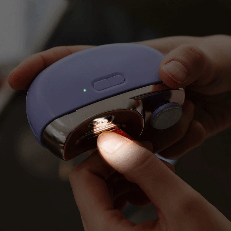 Automatic Electric Usb 2 in 1 Rechargeable Precision Baby Nail Trimmer File Cutter for Newborn