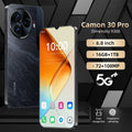 Latest Style Camon 30 Pro 16GB +1TB Storage Android 14 System 6.8-inch Face Recognition 5G Smart Mobile Phone