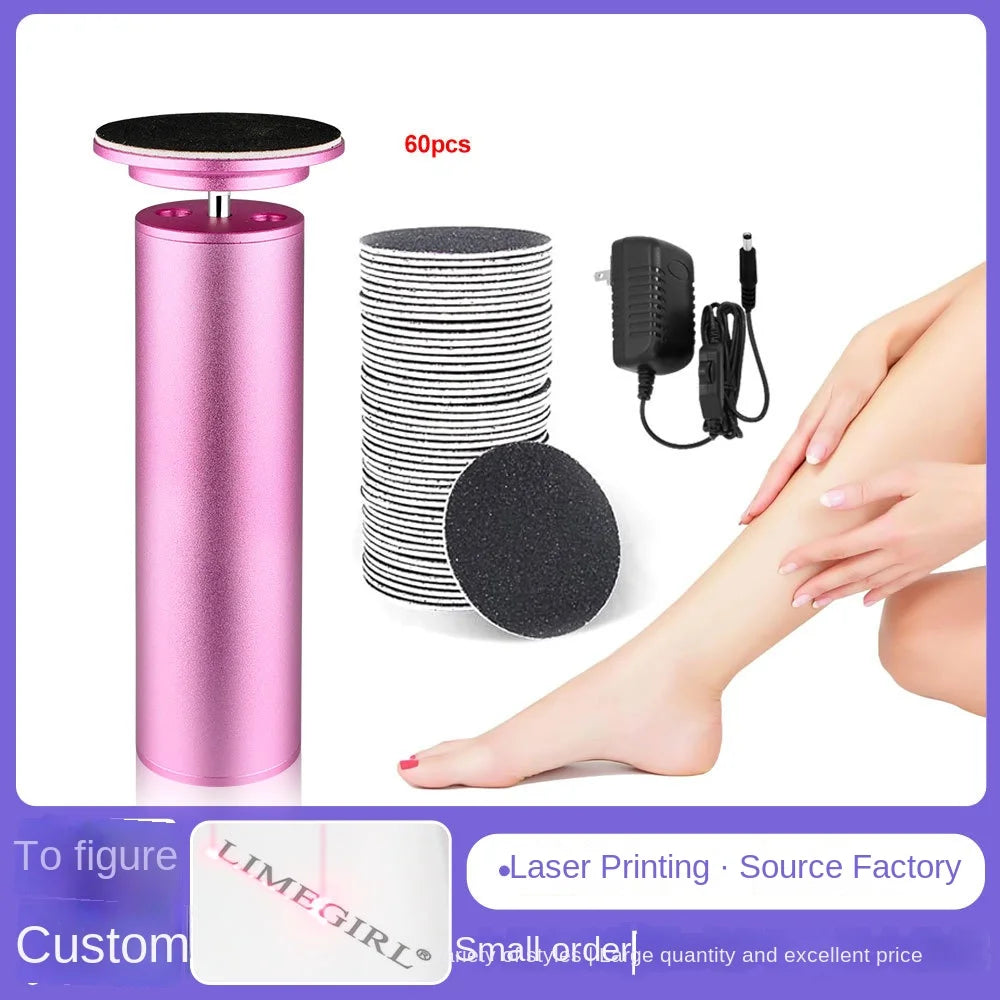 Hot-Selling High-Pressure Electric Foot Grinder Stainless Steel Pedicure Artifact Removes Dead Skin Calluses Cross-Border Callus