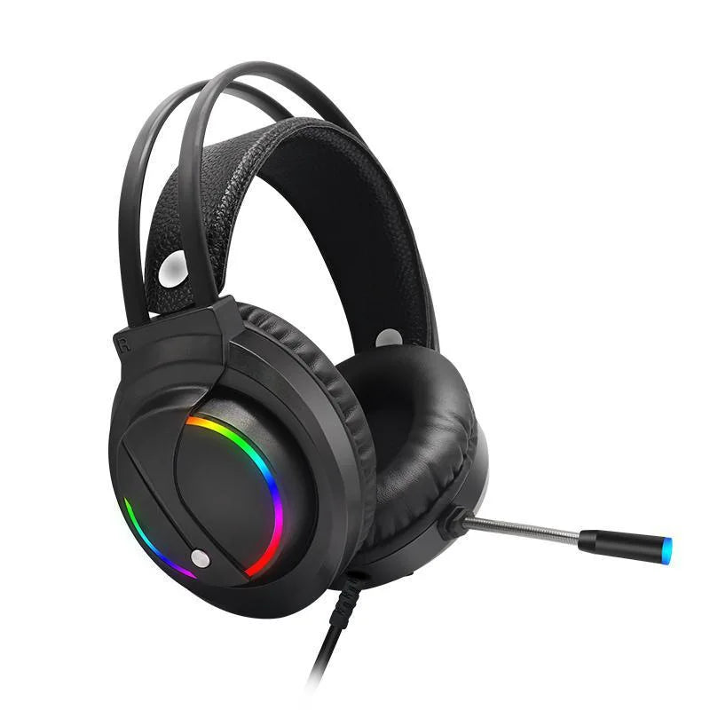 K1 Gaming Over-ear Wired Headphones Subwoofer RGB Lighting Active Noise Cancellation (ANC) Bass Boost Surround Sound 2.2m