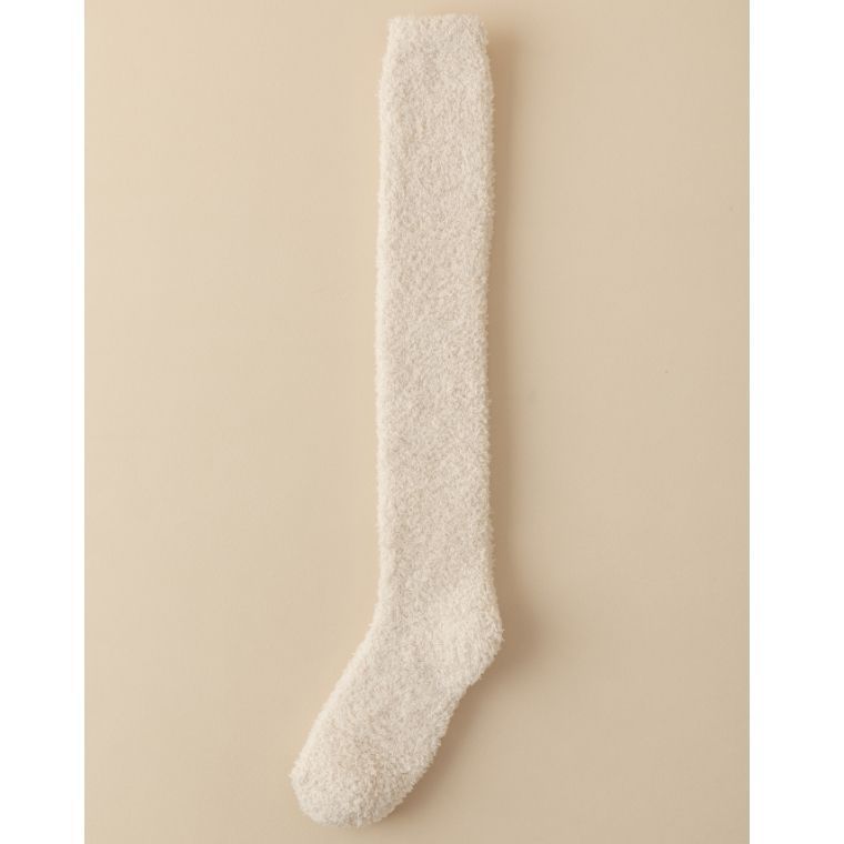 Women's Coral Fleece Over-The-Knee Socks, Autumn and Winter Floor Socks, Towel Socks, High Tube Maternity Socks, Essential for Keeping Warm in Winter
