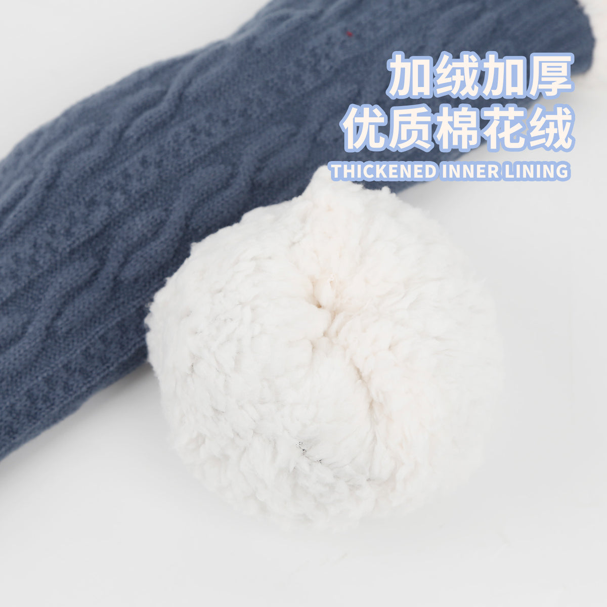 Europe and the United States cross-border thickened fleece-lined dispensing non-slip socks sleep socks carpet floor socks warm Socks autumn and winter