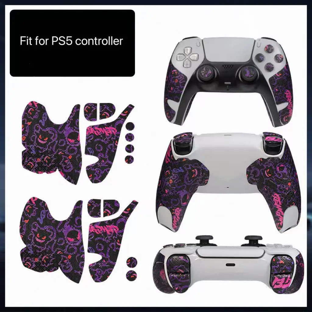 Controller Grips Compatible with PlayStation5 Edge Controller Anti-Slip Soft Rubber Pads Handle Grips Accessories Skin for PS5