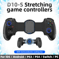 D10/D10S Stretching Cooling Gamepad Bluetooth-compatible 5.2 Joystick For SWITCH/Android/lOS/PC/PS3/PS4 Streaming Controller