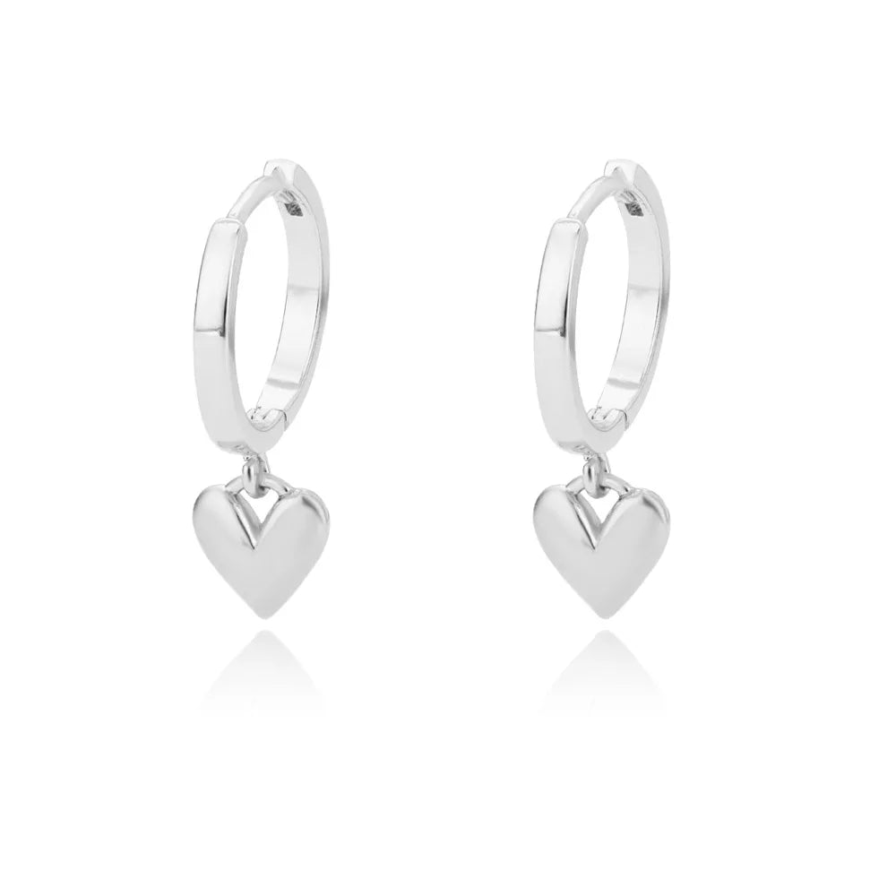 Circle Earrings For Women Vintage Punk Round Baroque Pearl Earrings Stainless Steel Circle Ear Clip Women Jewelry Gift Mujer