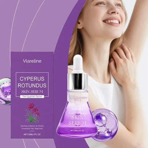 Cyperus Rotundus Skin Serum Hair Growth Inhibitor Natural Soothing Moisturizing Shrinking Pores Body Hair Removal Essence Liquid