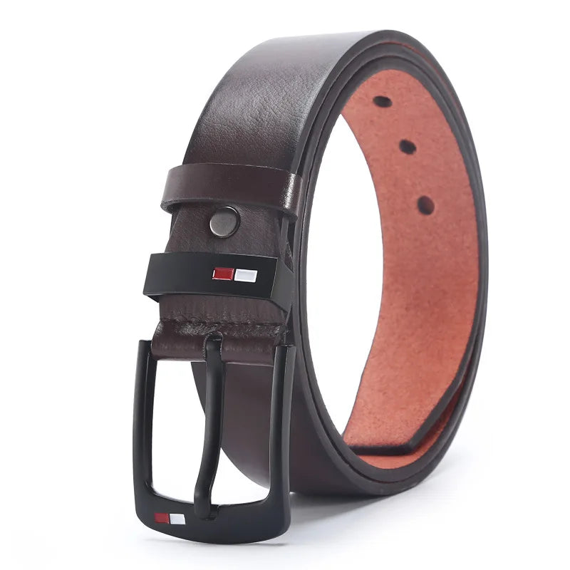 120cm High Quality Men Belt Alloy Square Male PU Leather Belt Men Male Strap Pin Buckle Fancy Vintage Jeans Waistband Strap