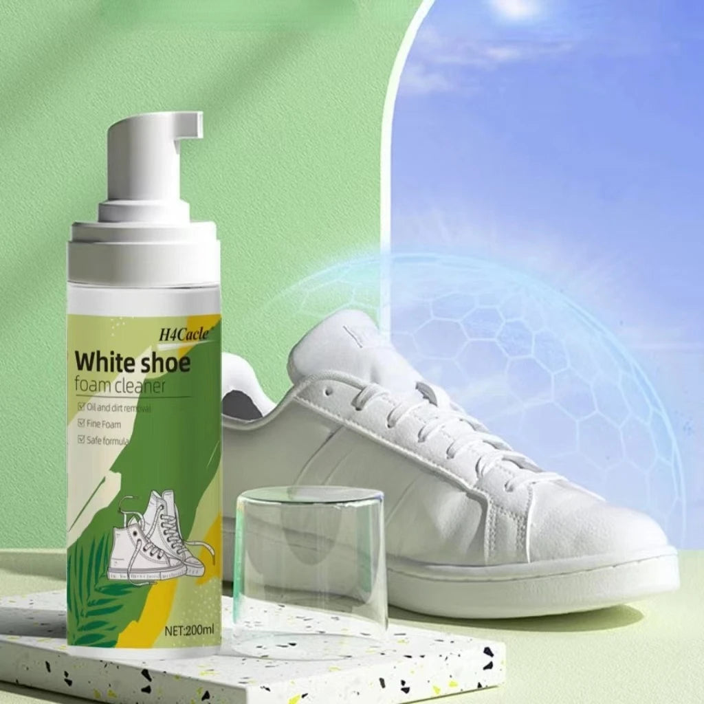 White Shoe Cleaner, Dry Cleaning Foam Decontamination for White Shoes, Boots, Canvas Leather Sneakers Cleaning Shoe Fresheners