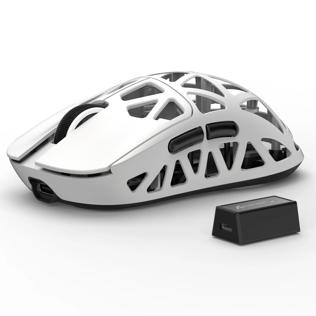 ATTACK SHARK R2 Magnesium Alloy PAW3950 Gaming Mouse, Tri-mode, 8000hz, 42000 DPI, 45g Ultralight, 100M Clicks Microswitches