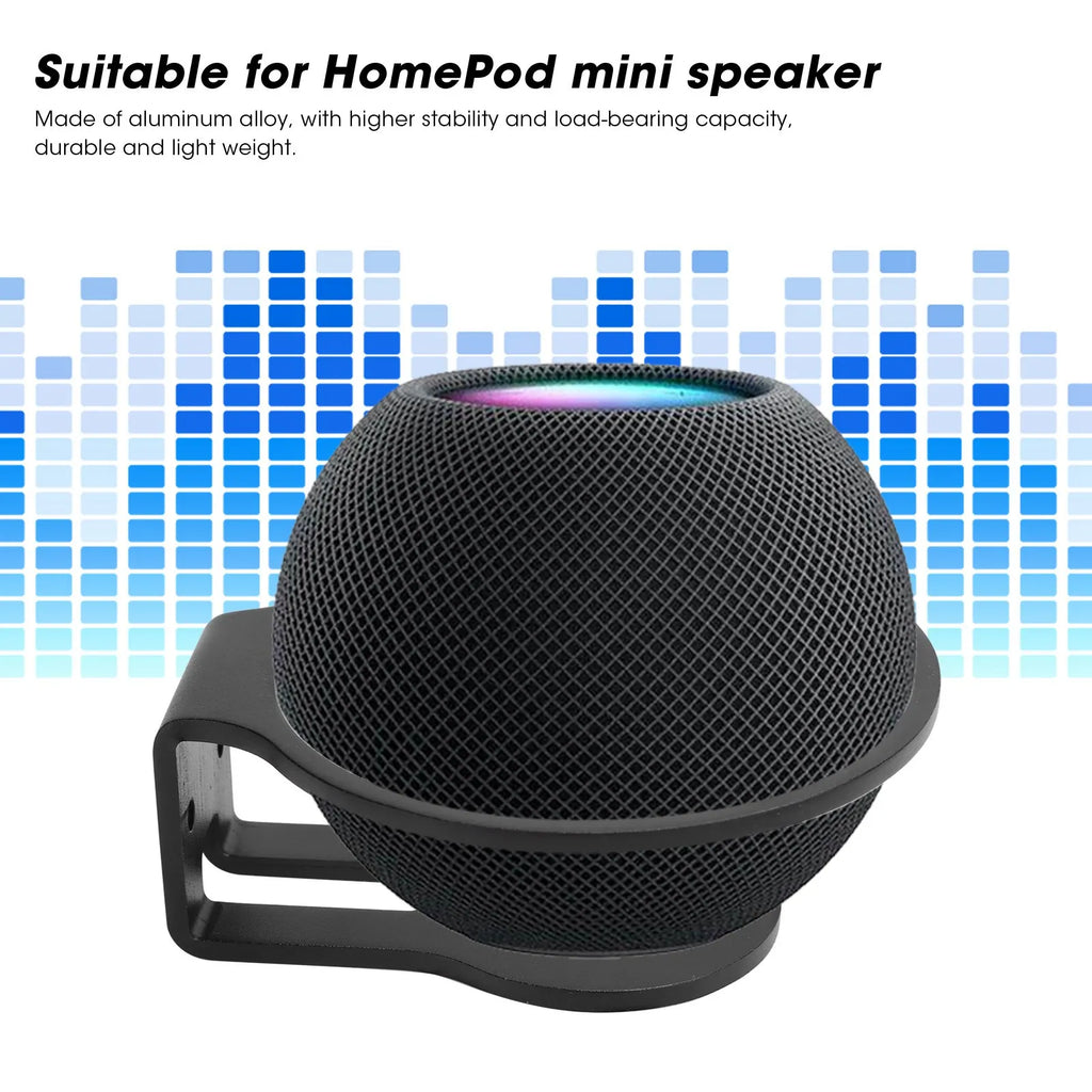 Mini Speaker Hanger Mini Speaker Wall Mount Holder Stand Aluminum Alloy Speaker Hanger for HomePod mini Speaker Wall Mount Stand