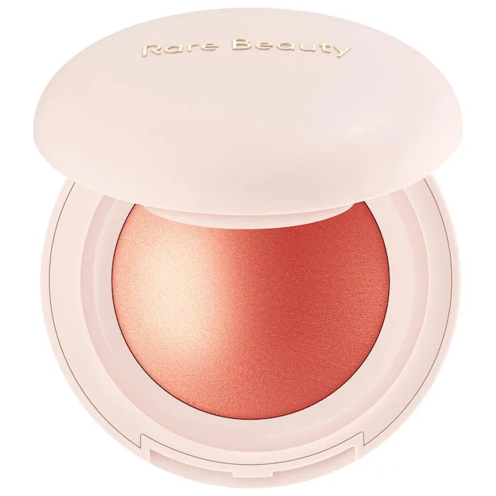 Rare Beauty Blush Brush Powder Dipped in Blush Cream Nearly Neutral/mauve Gives Lustrous and Bright Appearance Carry Convenient