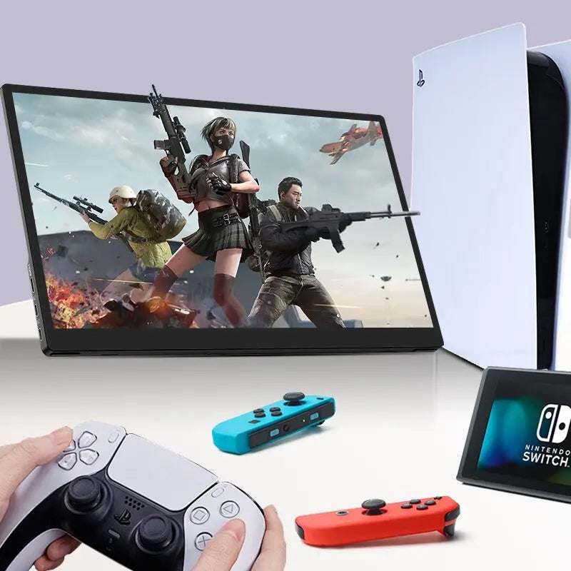 LANLIPU 14/16inch Portable Monitor  1920*1200Ultra-thin Gaming Laptop Display with Type C Mini HDMI For PS/Steam/Deck/Switch/PC