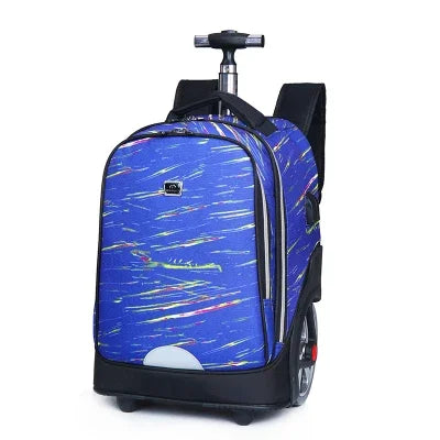 Trolley backpacks bags for teenagers School Wheeled backpack for girls USB Charging Port backpack On wheels luggage Rolling Bags