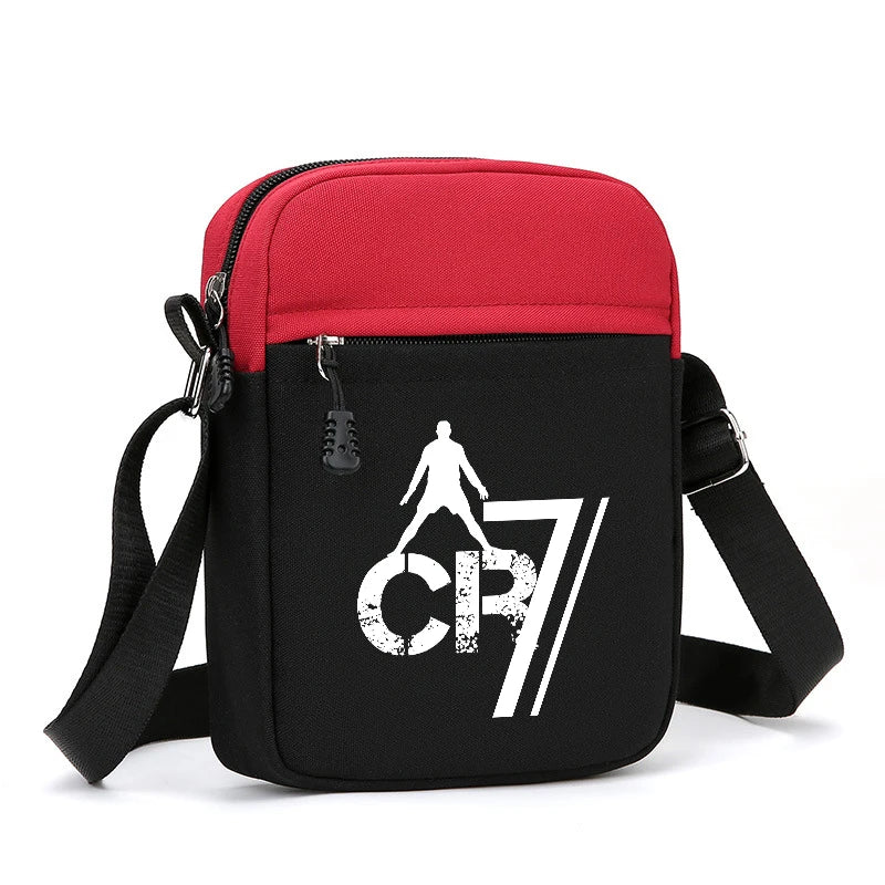 Football Star Ronaldos Shoulder Bag for Women Men Anime Crossbody Bag Boy Girl Canvas Messager Women Men Travel Sport Gift