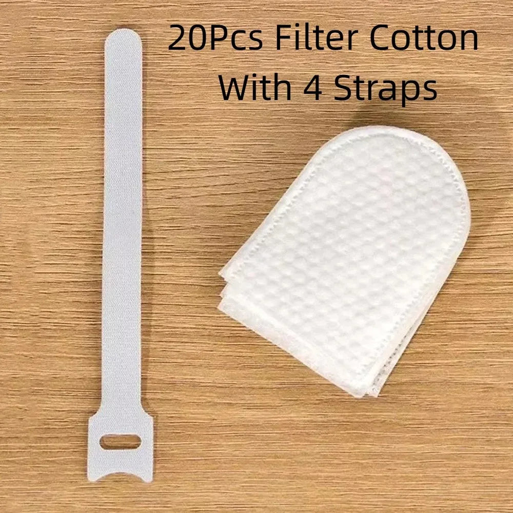 20/50Pcs Anti-splash Faucet Filter Cotton High-density Non-woven Disposable Tap Water Filter Bag Removes Impurities