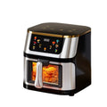 10L Large Capacity Air Fryer Multifunctional Electric Oven with Touch Screen Non-stick Pan Healthy Baking Utensils for Household