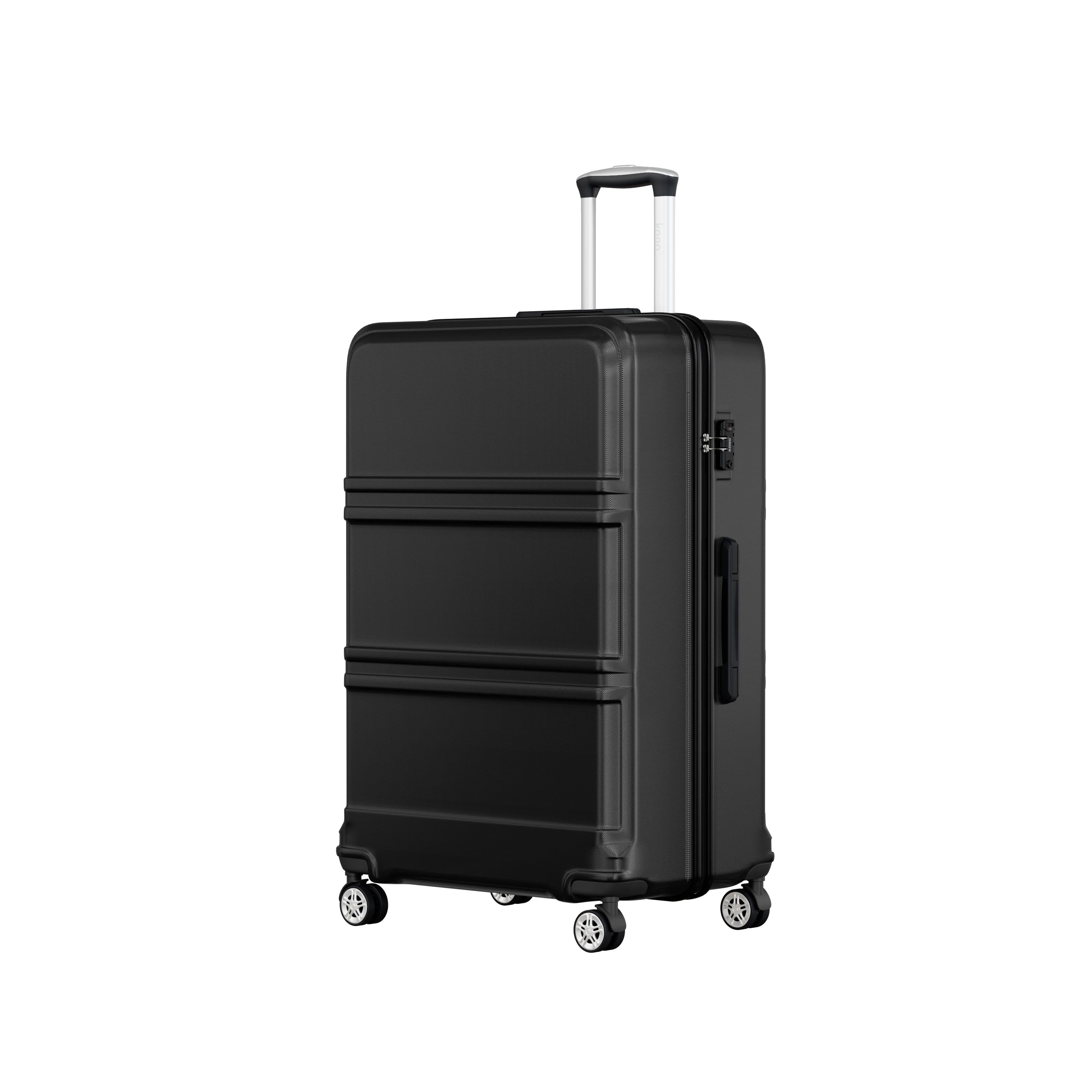 KONO 32 Inch Hard Case, Lightweight ABS + PC Trolleys with Twin wheels, TSA Lock, suitcase (S/M/L/XL)
