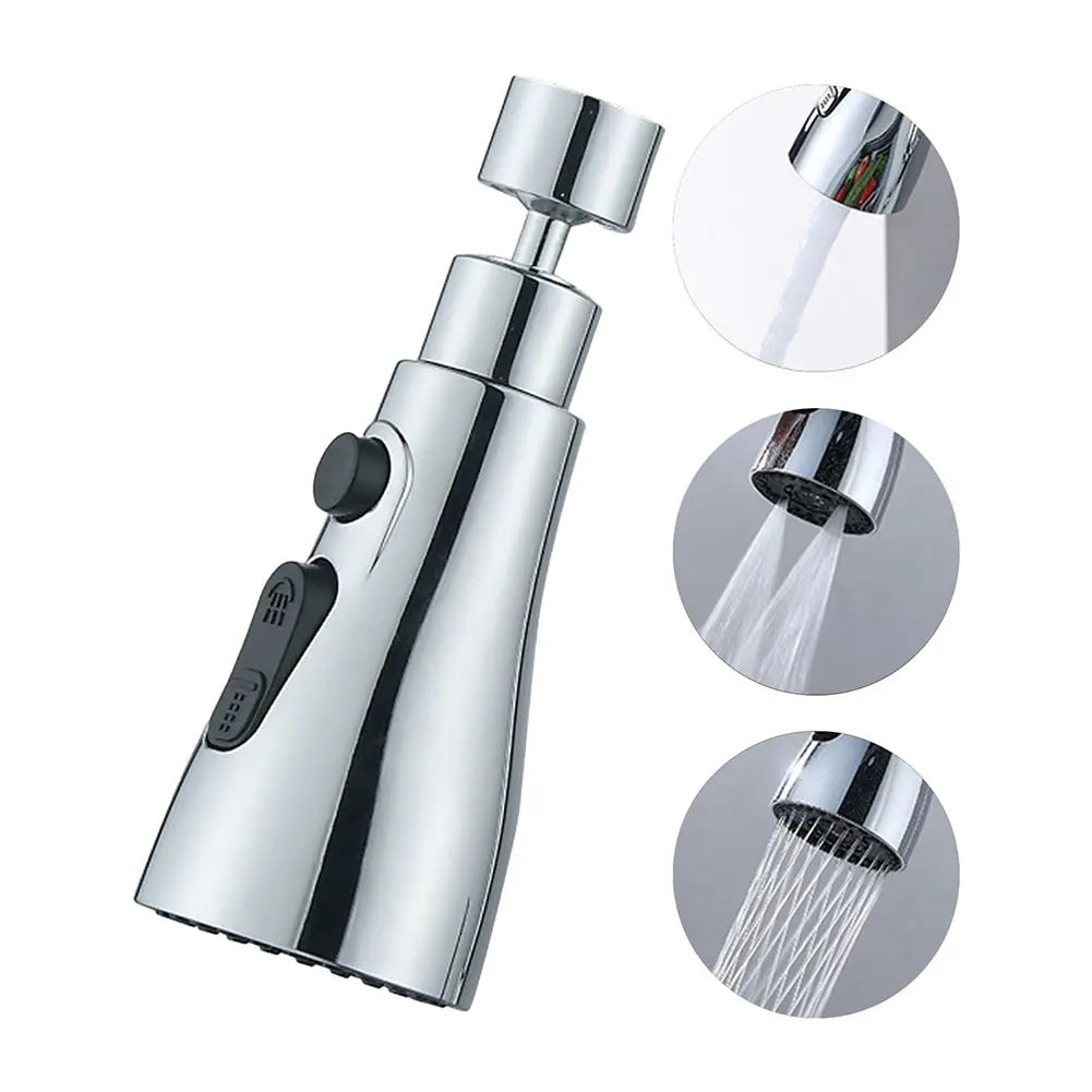 3-in-1 Kitchen Faucet Extension Kit - Universal Type - 360° Rotating - Pull-Out Style - Kitchen Faucet