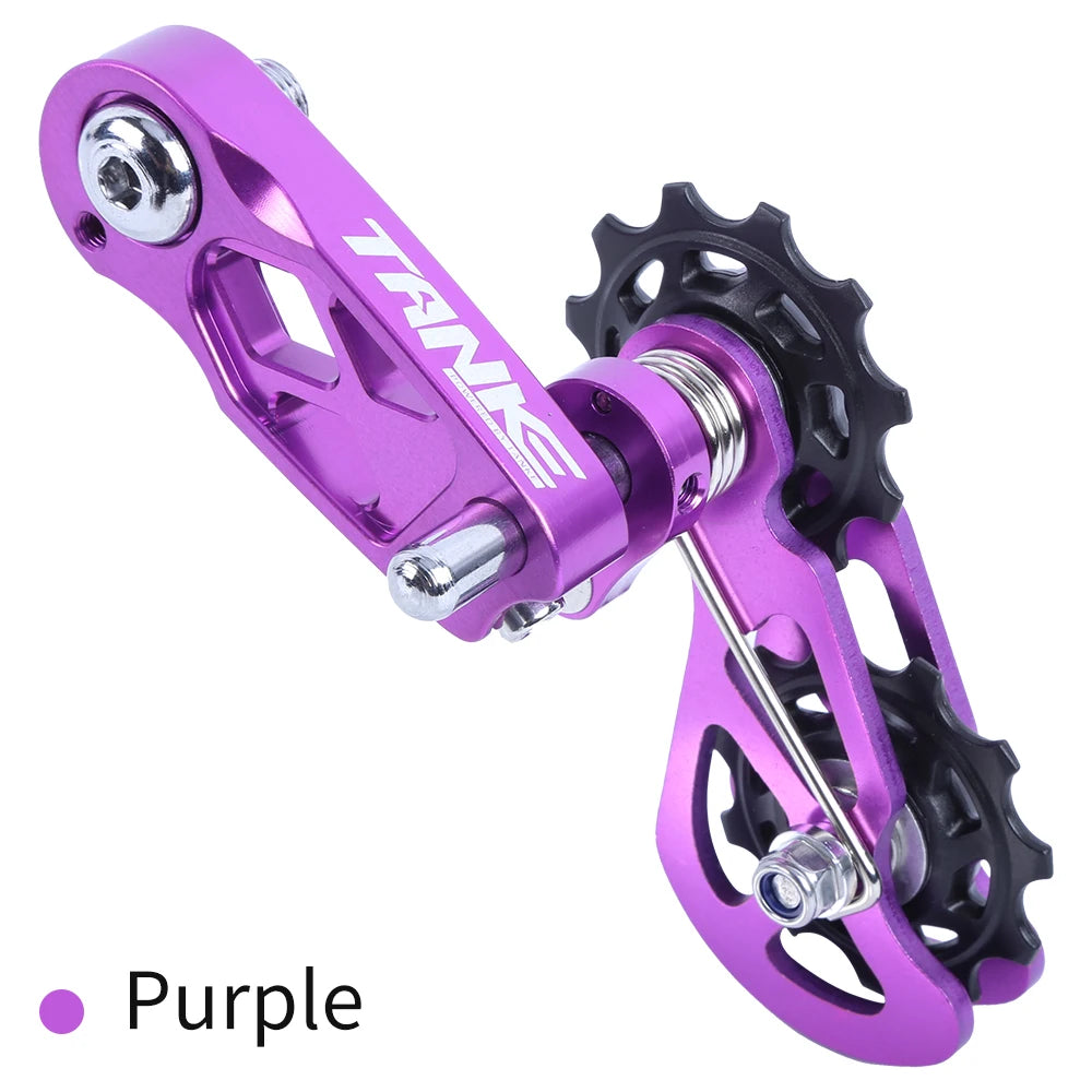 TANKE MTB Dirt Jump Single Speed Mountain Bike Chain Tensioner XC DJ AM DH Chain Guide Bicycle Accessories  CNC Machining Pulley