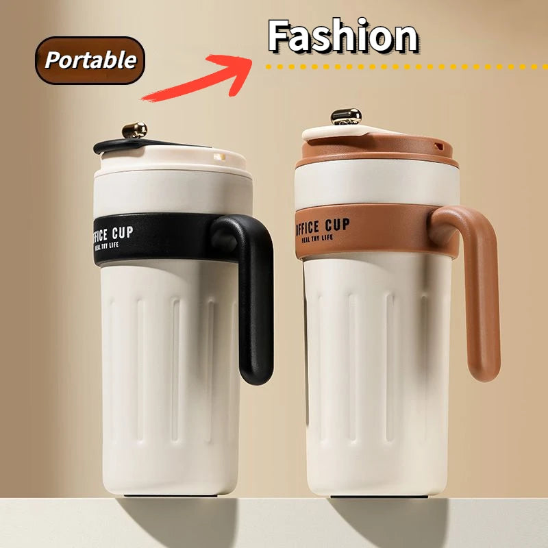 Xiaomi 650ml Smart Coffee Thermos Mugs Stainless Steel 316 Vacuum Flasks Temperature Display Portable Coffee Cups with Handgrip