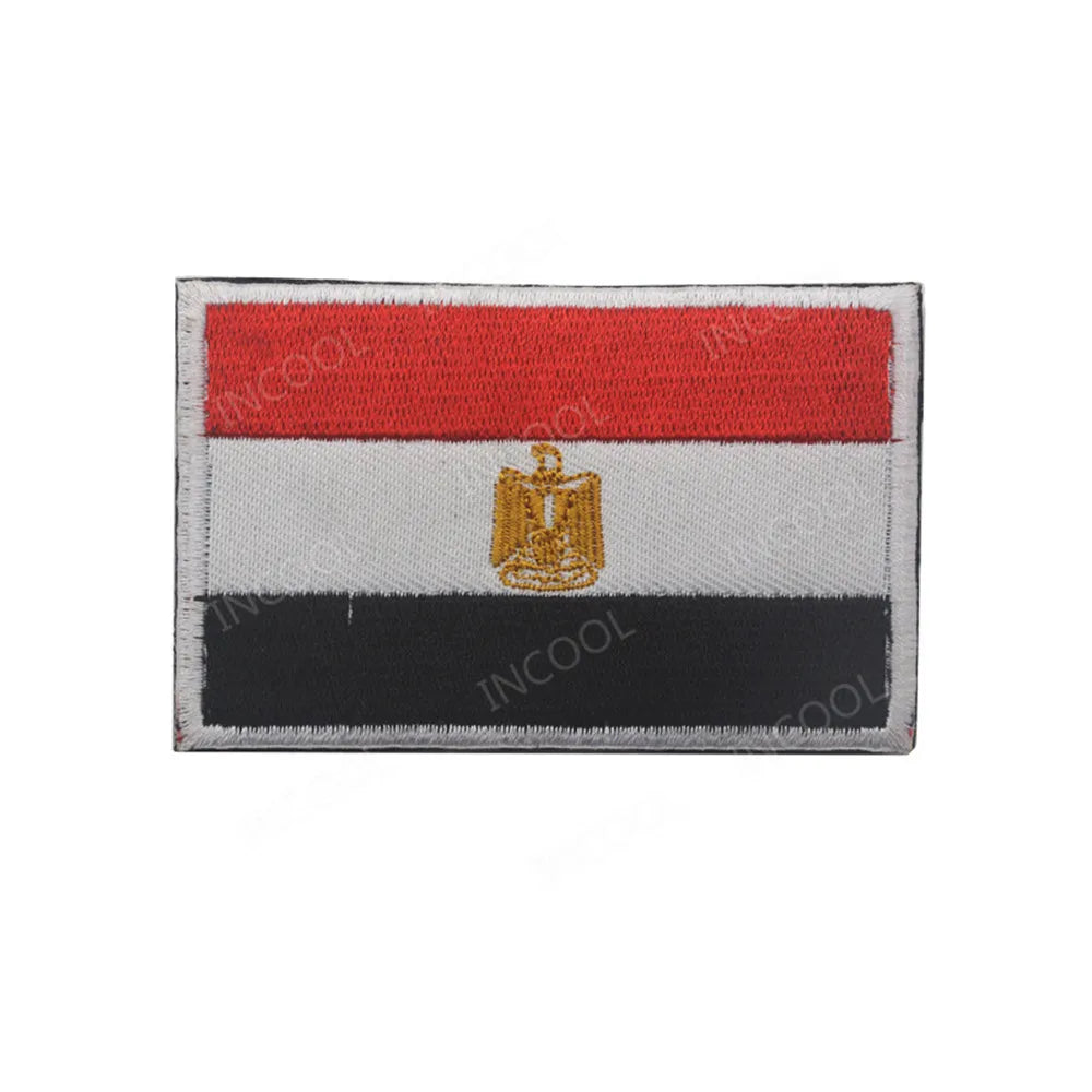 Africa Egypt Kenya Algeria Nigeria Tunisia Morocco Mauritius Guyana South Sudan Ghana Liberia Niger Congo Senegal Flag Patches