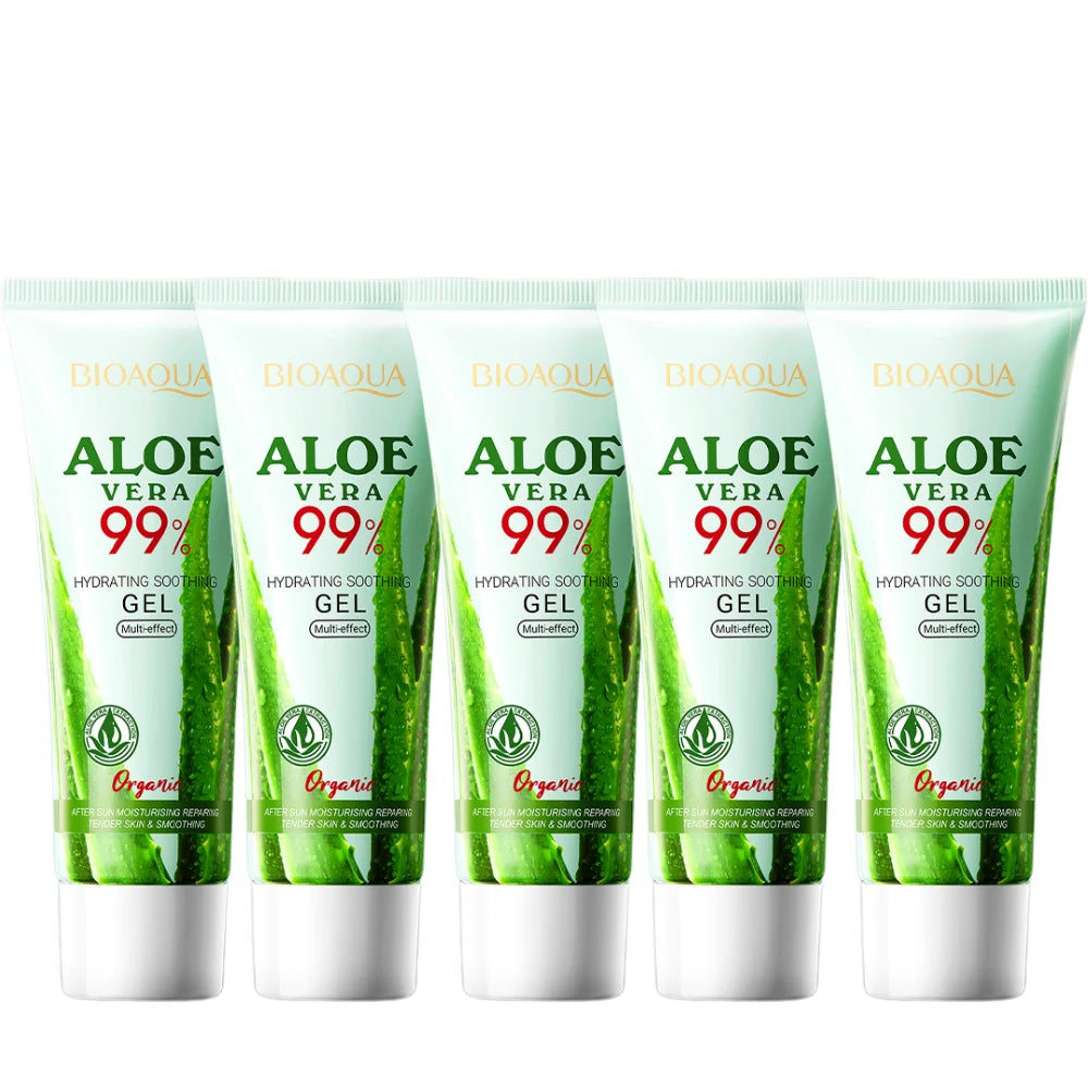 BIOAOUA Hydrating Soothing Natural Aloe Vera Gel Repairing Sunburn Moisturizing Skin Repairing Skin Care Facial Care