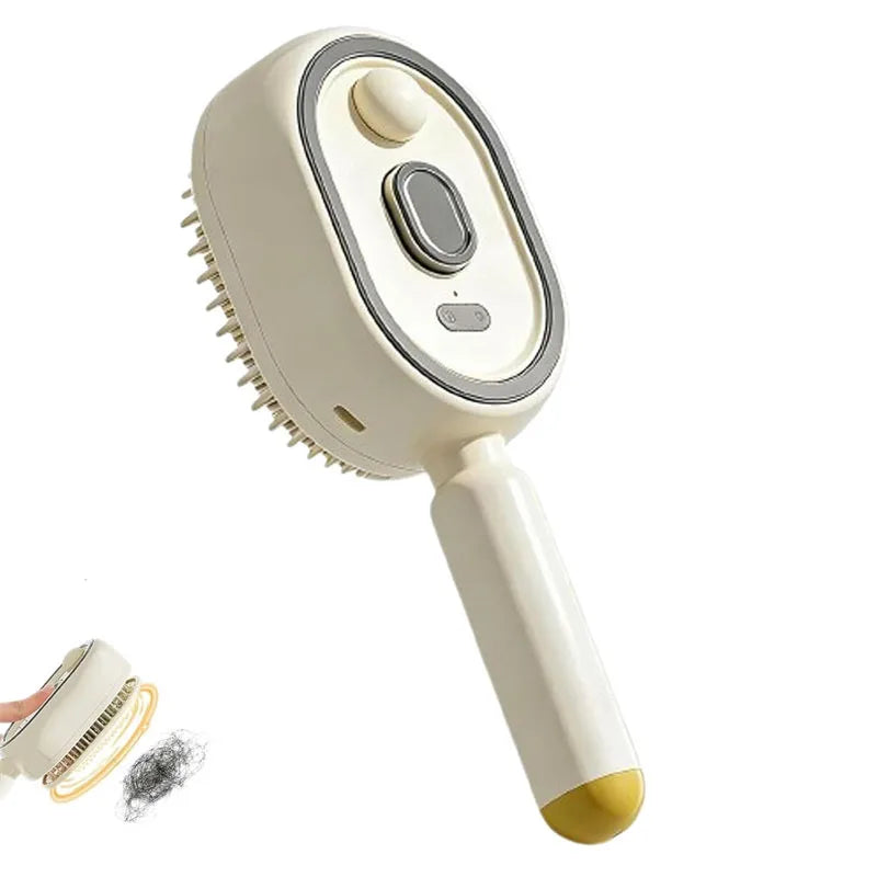 3 in 1 Electric Spray Air Cushions Massage Comb Self Cleaning Steam Essential Oil Brush Rechargeable Spray Scalp Massager Combs