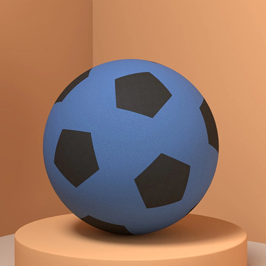 1 Pack Suitable for Home Use and Gentle Skill Development, Velvet-Like Surface, Durable Structure, Yellow Ultra-Quiet Pu Foam Practice Ball, Comes with a Net Bag, High Elasticity, Indoor Silent Soccer Basketball