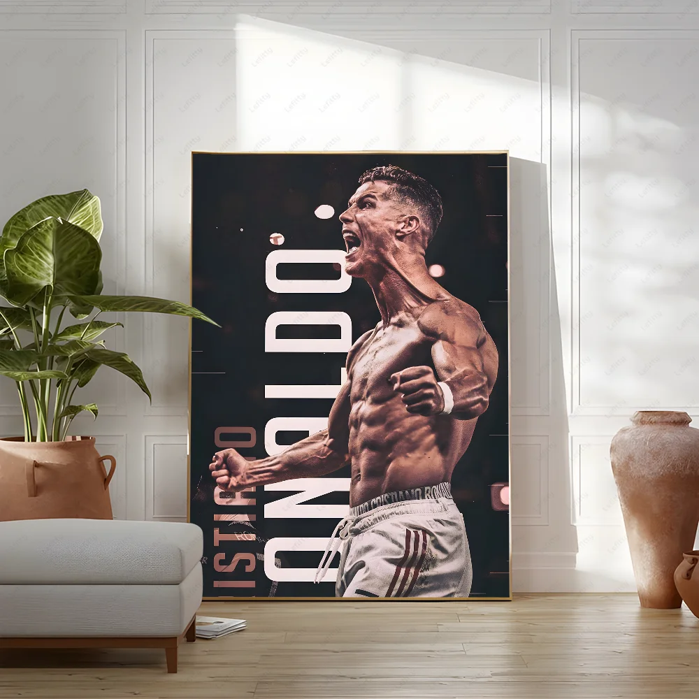 C-Cristiano R-Ronaldo CR7 Classic Vintage Poster Wall Art Painting Study Nordic Home Decor