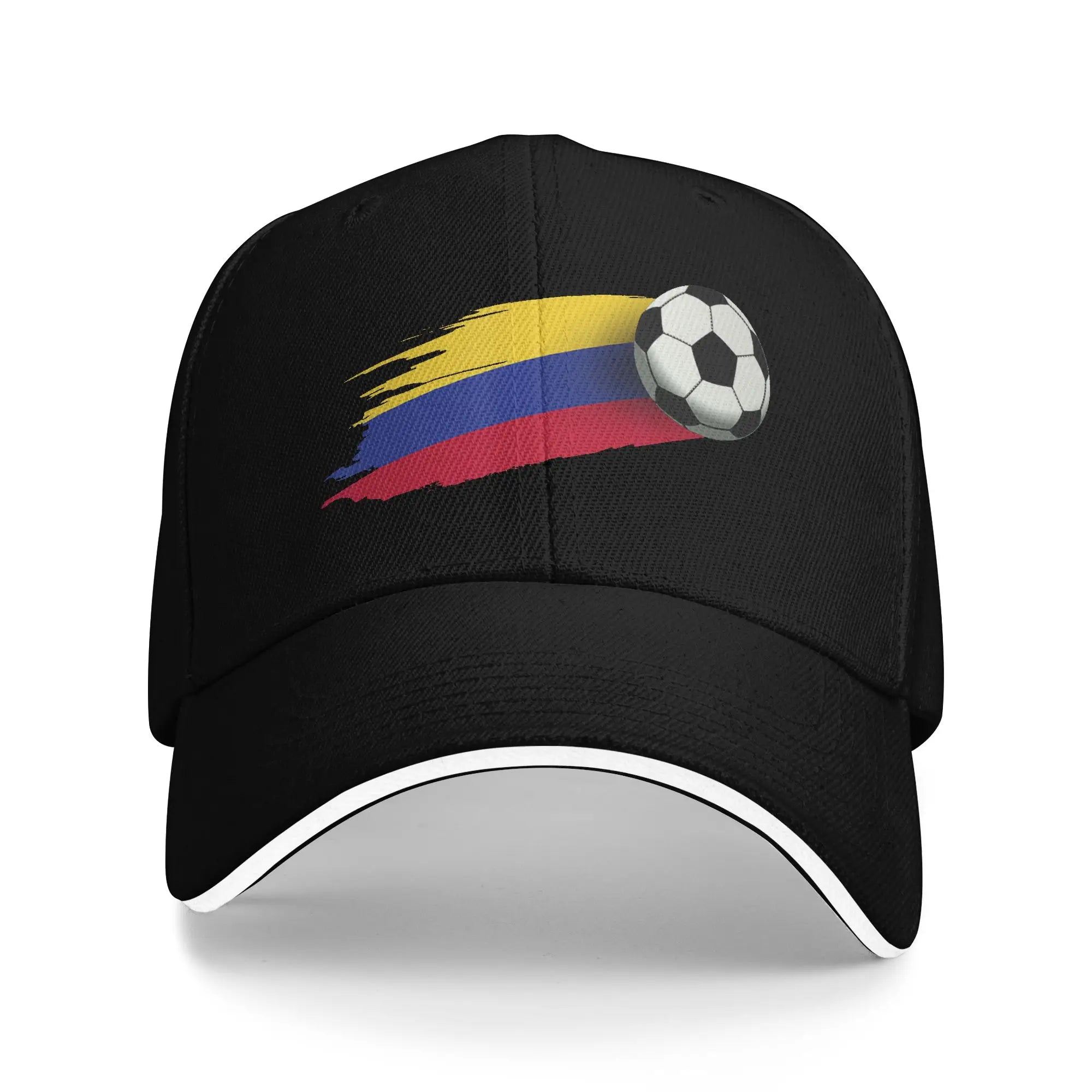 Summer Casual Baseball Cap Colombia Flag Map Print Outdoor Gym Trucker Hat For Female Male Wholesale  Classic Snapback Cap