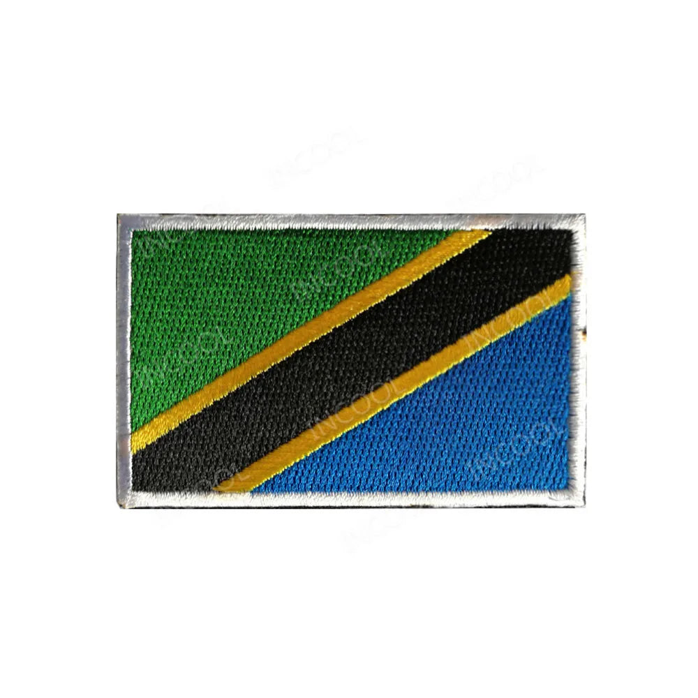 Africa Egypt Kenya Algeria Nigeria Tunisia Morocco Mauritius Guyana South Sudan Ghana Liberia Niger Congo Senegal Flag Patches