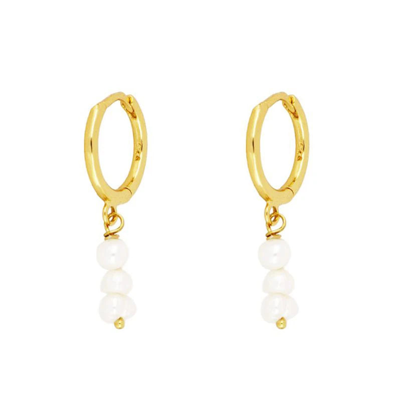925 Sterling Silver Women's Earrings Korean Pearl Pendant Earrings For Lovers' Anniversary Wedding Gift Fine Earring Brincos