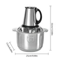 5L Electric Meat Grinders 304 Stainless Steel Food Crusher Vegetable Slicer Chopper Mincer Baby Food Processor for Dog Food