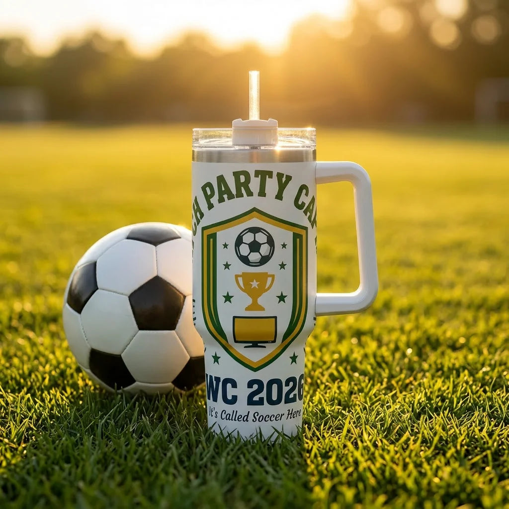 2026 Soccer Watch Party Water Cup,  To Keep Water Cold/hot for Indoor or Outdoor Use,ideal Holiday Gift