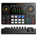 MaonoCaster AME2 Gen2 Audio Interface Mixer with Dual XLR Input for Dual Podcast Streaming,Podcast mixer with Pro-preamp Guitar