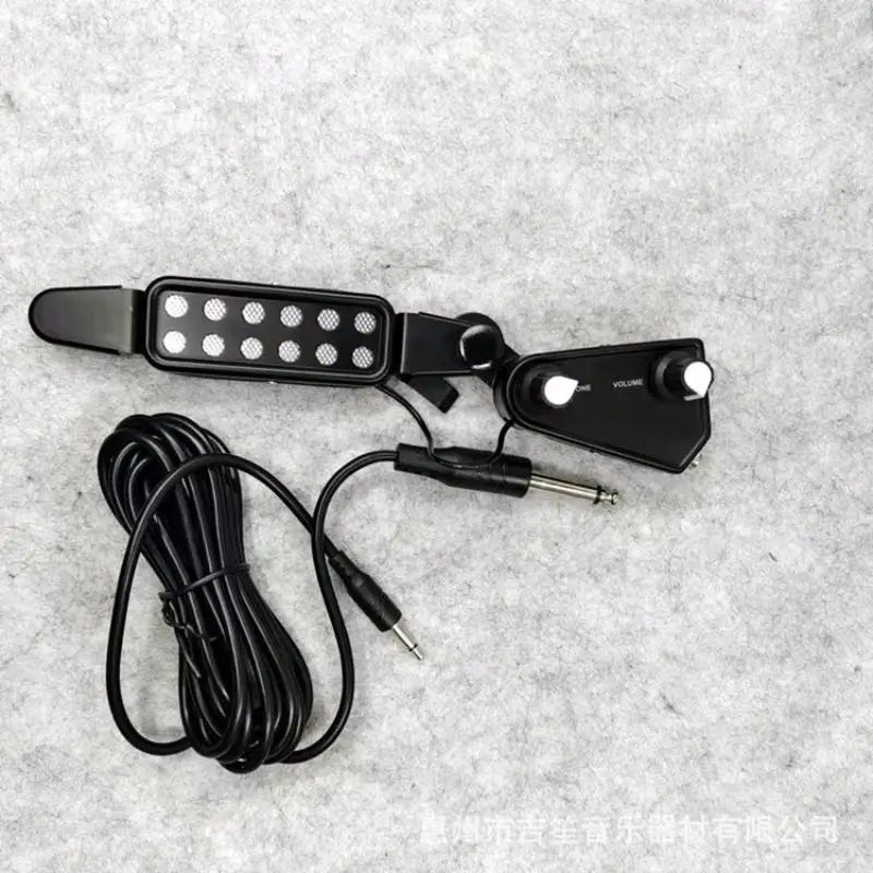 Acoustic Guitar DIY Pickup Kit: Magnetic Sound Hole Pickup with Audio Cable and Volume Adjustement.