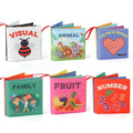 Children Cloth Book Rustle Sound Soft Cloth Book Parent-child Interaction Tear-proof Cognition Toys Six-piece Set