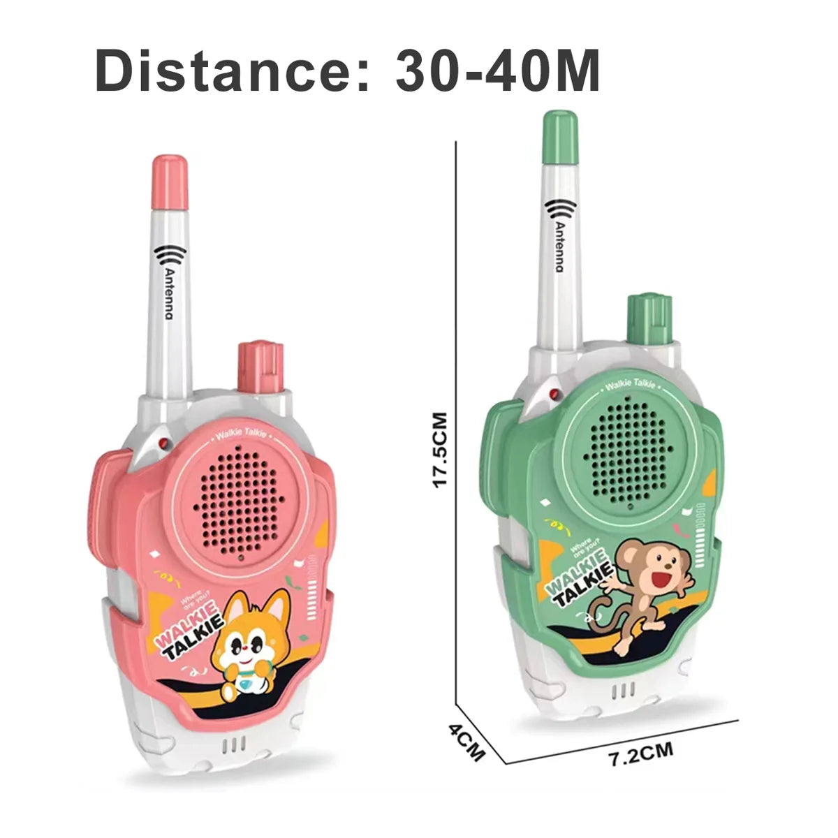 2pcs Kid-Friendly Walkie Talkie Two-Way Radios for Clear Communication - Essential for Camping & Hiking Adventures For Boys Girl