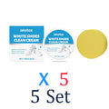 White Shoe Cleaner Cream Sneaker Stain Remover Waterless Cleaning Paste Whitening Repair Polish Leather Canvas Shoe Care 100g