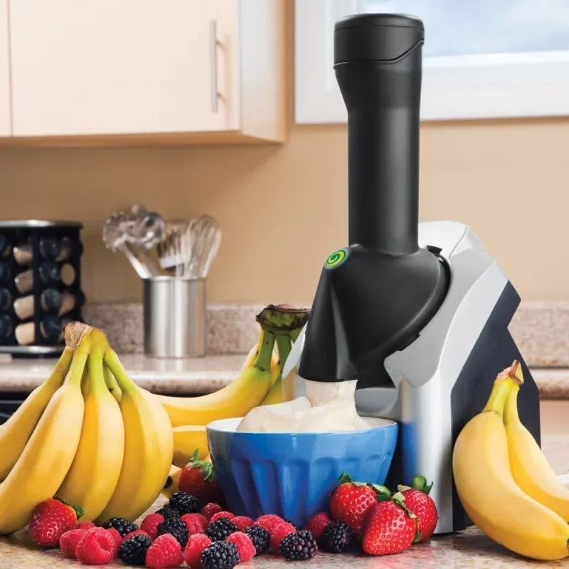 110V-220V Household Small Electric Ice Cream Fruit Yogurt Smoothie Machine Ice Cream Machine Children's Ice Cream Making Machine