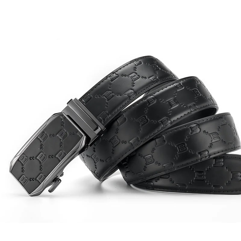 B letter printed luxury belt high quality cowhide belts best match for jeans business casual belt luxury gift for men belts