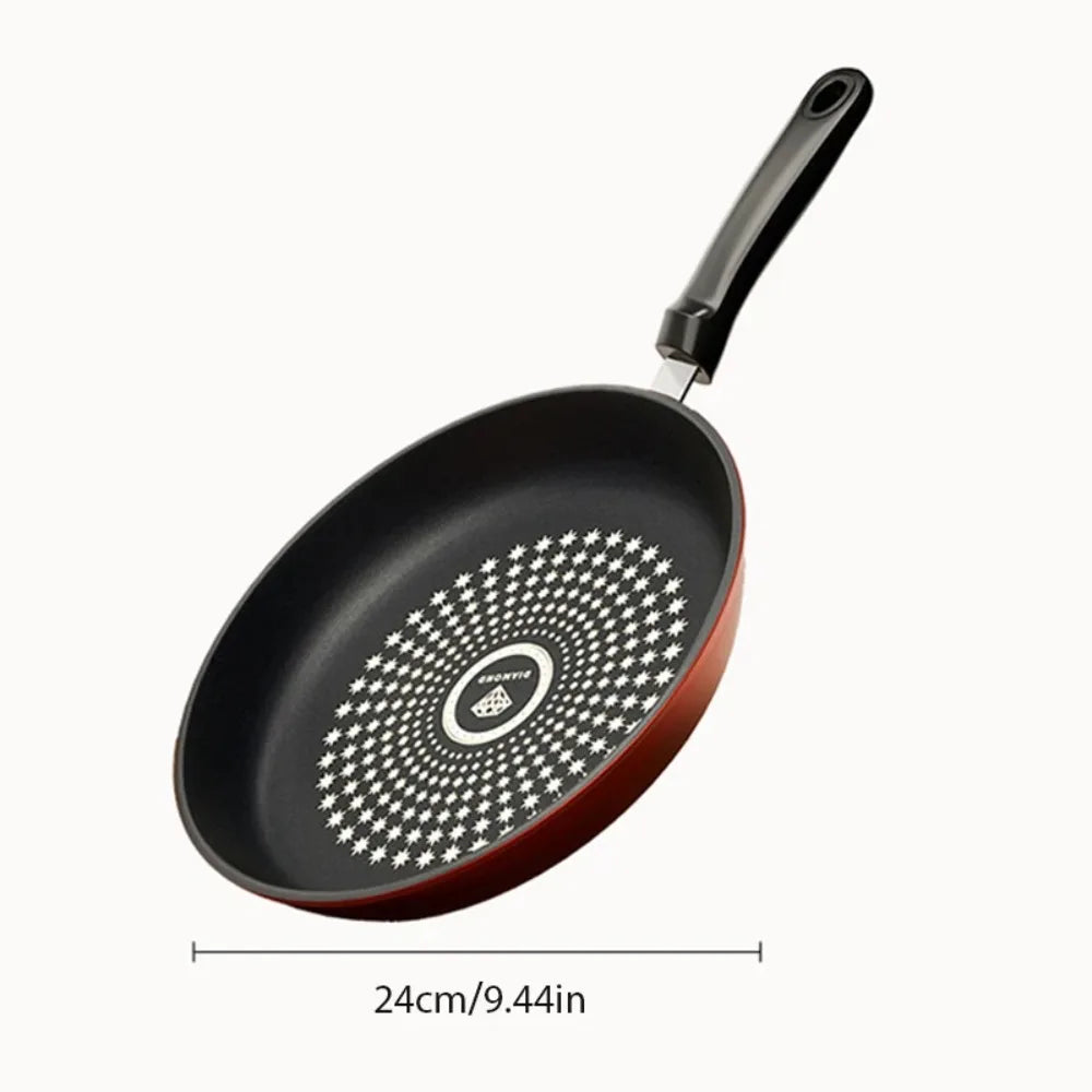 Multifunctional Frying Pan Non Stick Wok Durable Omelette Pan Easy to Clean Kitchen Cookware Electric Gas Cooktops Compatible