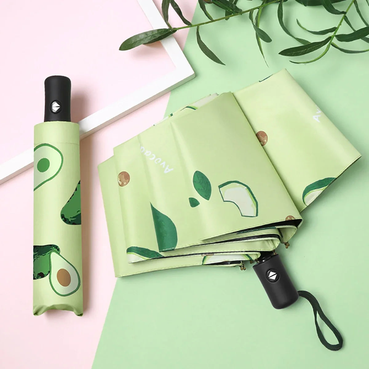 Umbrella Fruit Folding Fully Automatic Rain and Shine Dual Purpose Male and Female Students Korean Version Sun Shading Umbrella