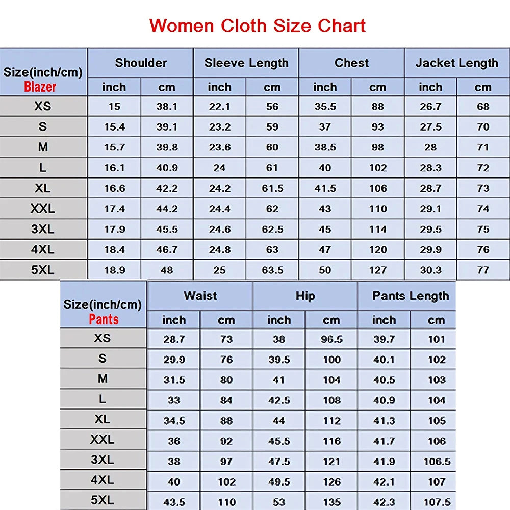 Fashion Chic Classic Black Women's Suits Notch Lapel Two Piece Jacket Pants Female Clothing Formal Office Lady Blazers Sets
