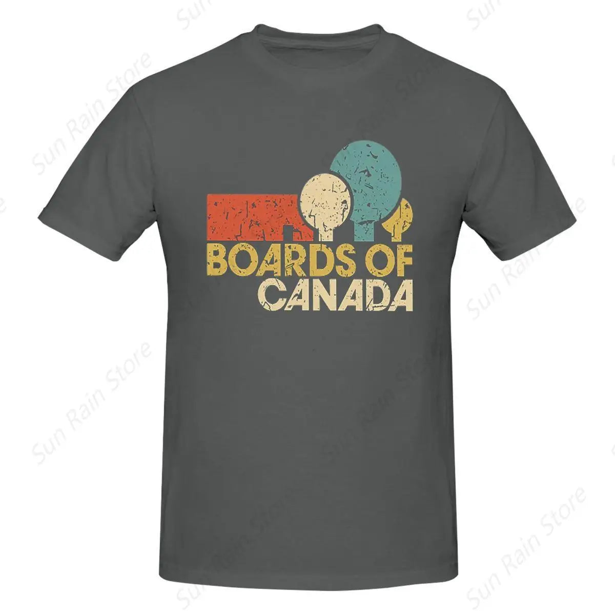 BOARDS OF CANADA In Cramped Quarters T-Shirt for Men Cotton Oversized T Shirts Men's Short Sleeve O-Neck Summer Clothes Tops