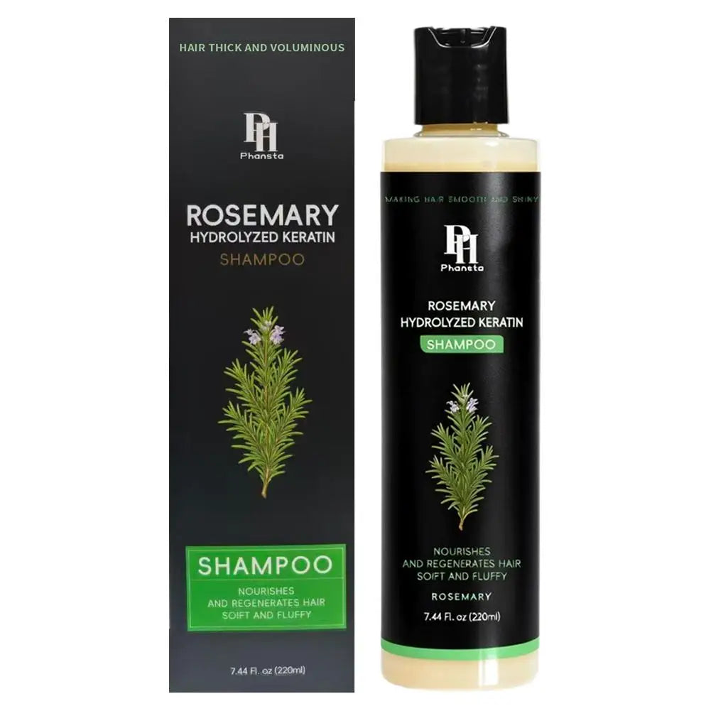 220ML Rosemary Hair Shampoo Volumizing and Thickening Strengthening and Oil Control Nourishes and Repairs Hair Oil Adds Volume